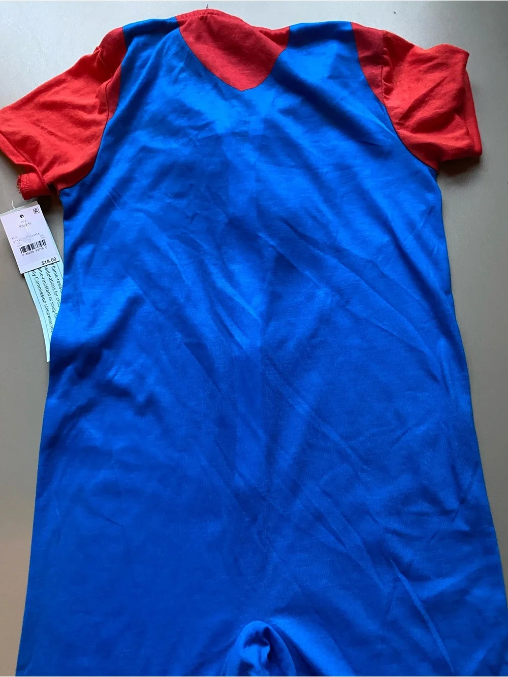 New Halloween Super Mario Hooded Costume (Or Sleepwear per Tag) Kids XS 4/5